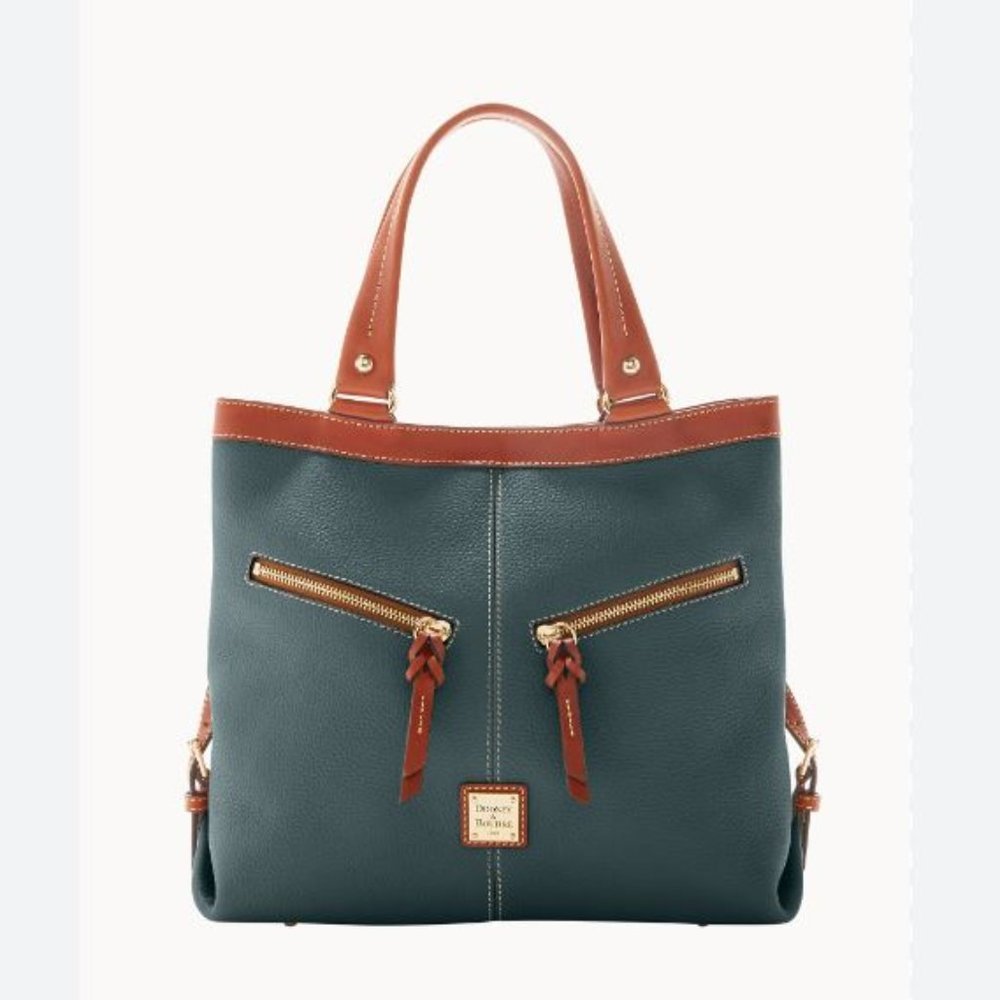 Dooney and Bourke Pebble Leather Small Sara Bag